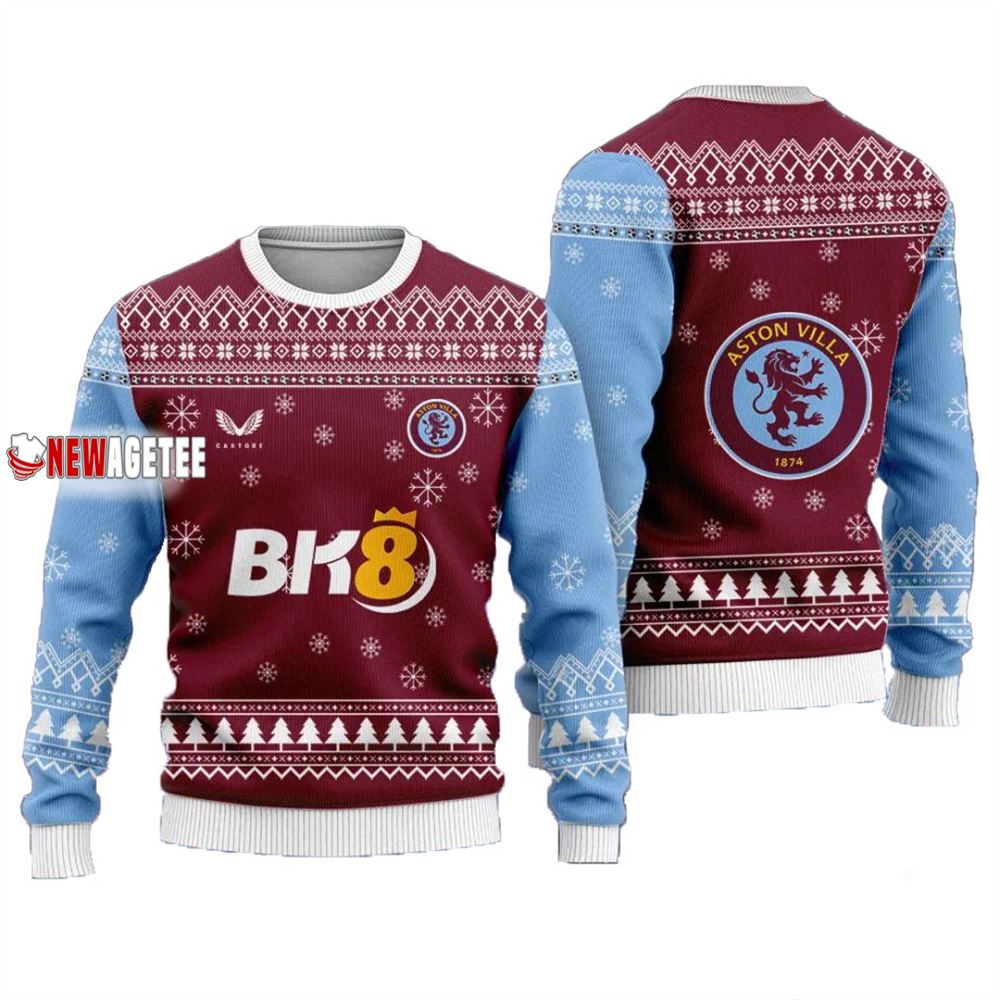 Aston Villa Fc Christmas Ugly Sweater