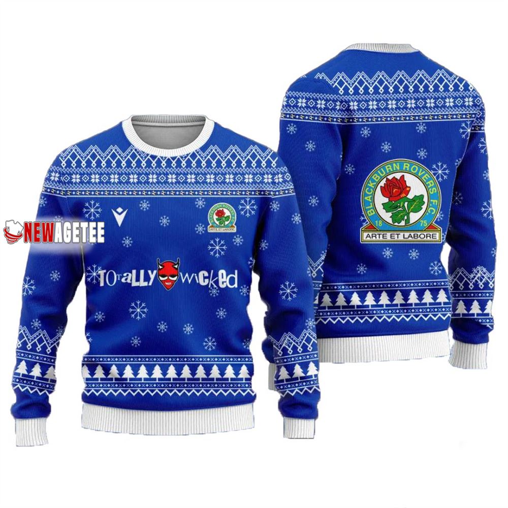Blackburn Rovers Fc Christmas Ugly Sweater