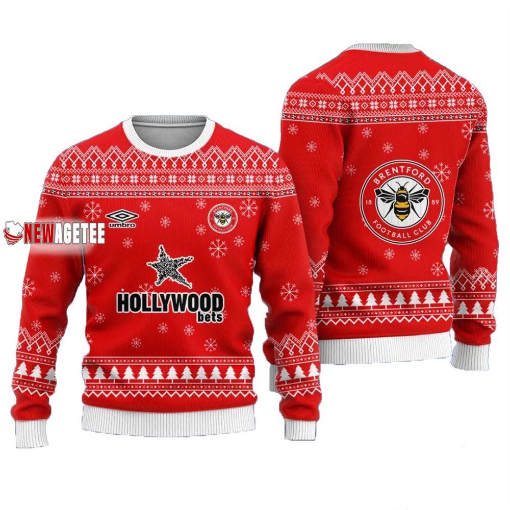 Brentford Fc Christmas Ugly Sweater