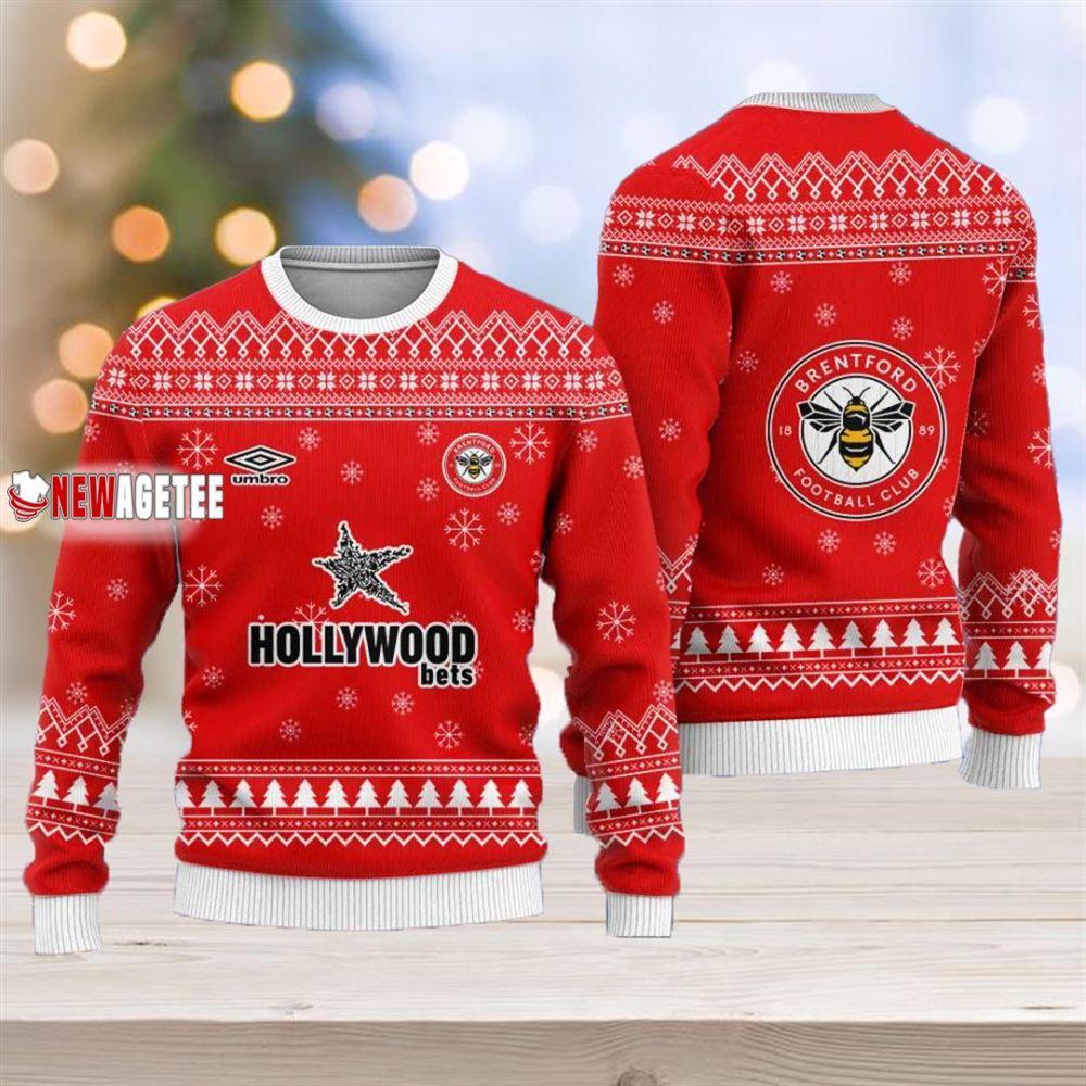 Brentford Fc Christmas Ugly Sweater