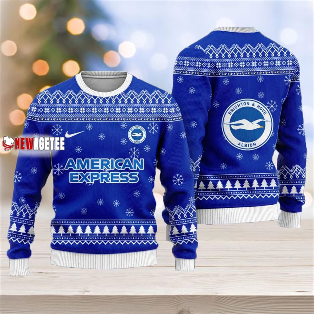 Brighton Hove Albion Fc Christmas Ugly Sweater