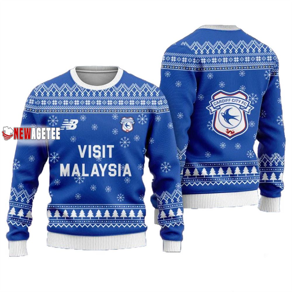 Cardiff City Fc Christmas Ugly Sweater