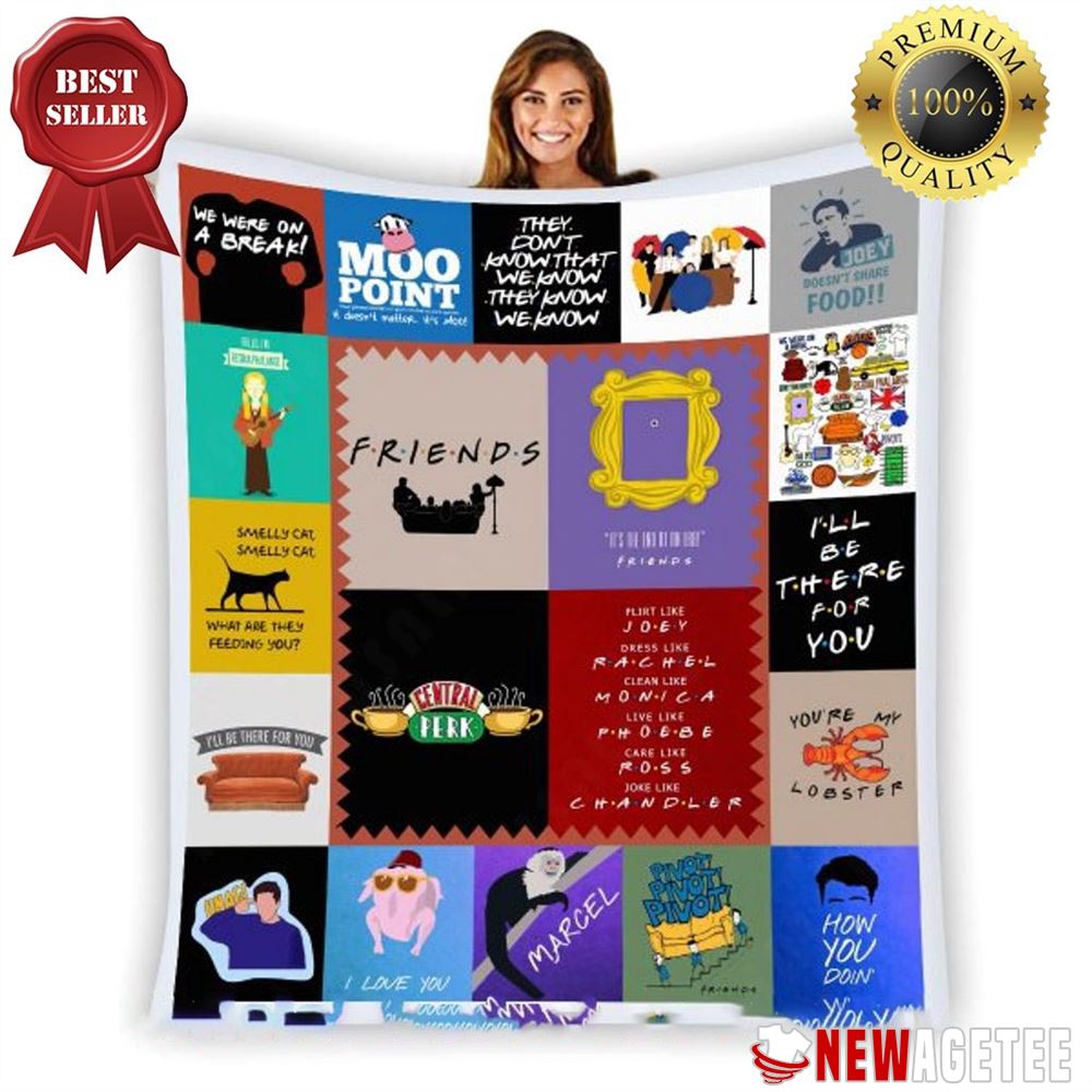 Central Park Friends Tv Show Some Of Us Grew Up Quilt Fleece Blanket