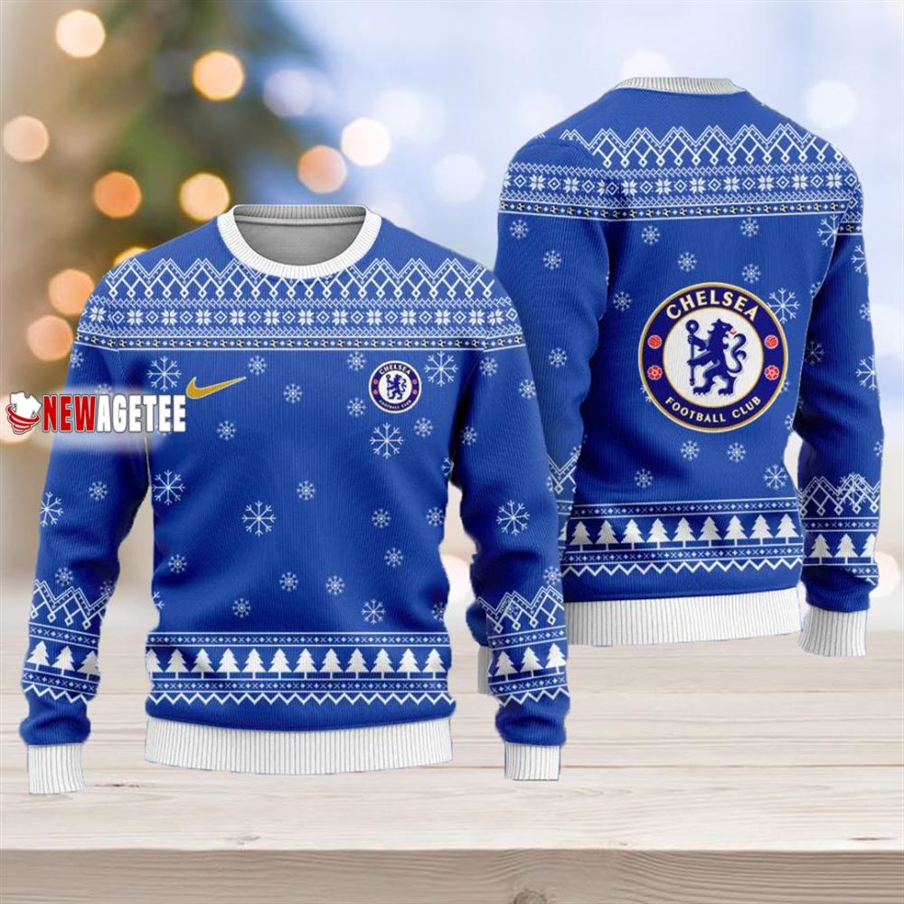 Chelsea Fc Christmas Ugly Sweater
