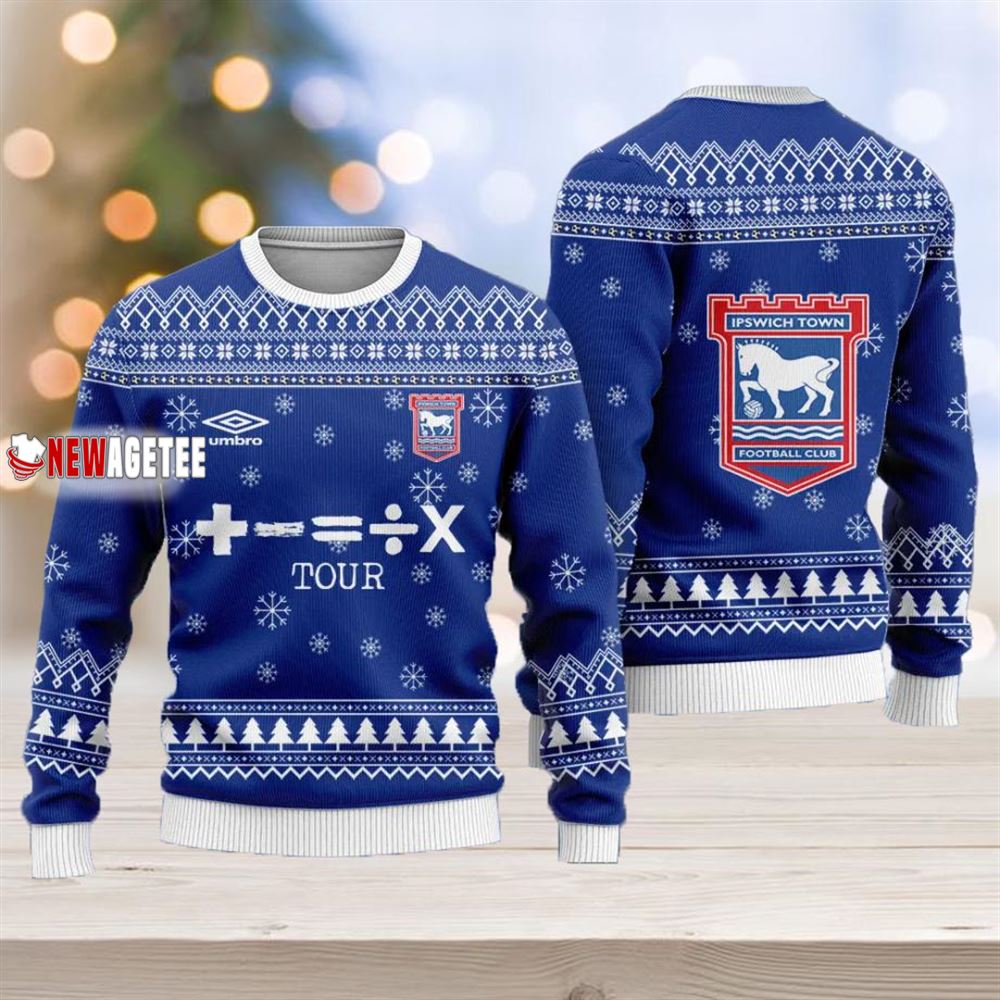 Ipswich Town Fc Christmas Ugly Sweater