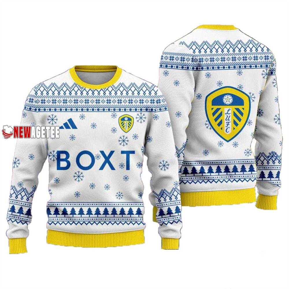 Leeds United Fc Christmas Ugly Sweater