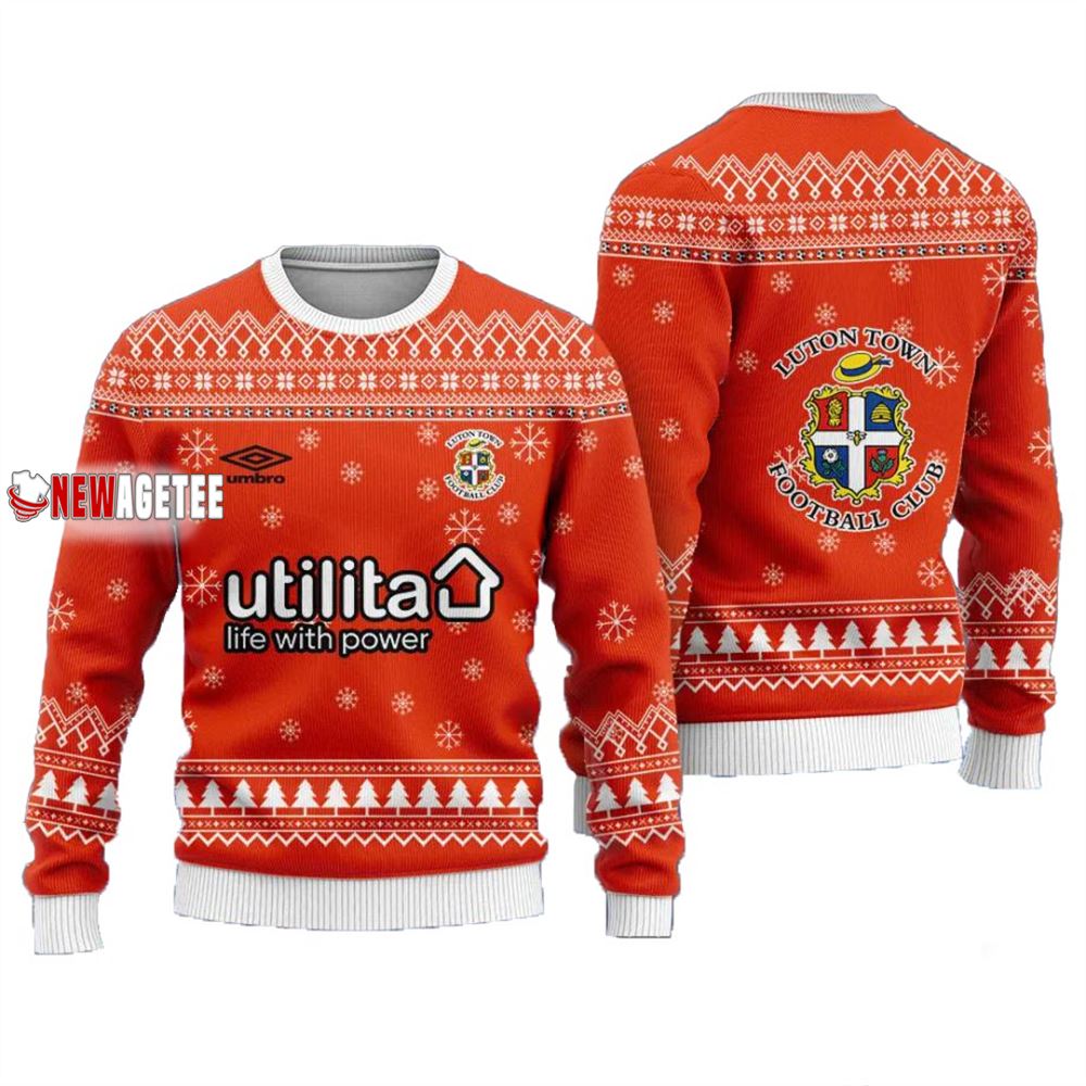 Luton Town Fc Christmas Ugly Sweater