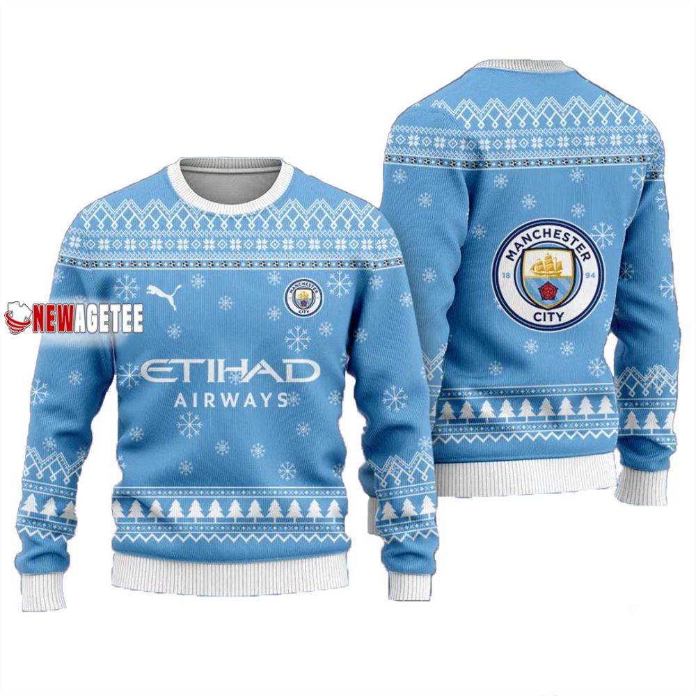Manchester City Fc Christmas Ugly Sweater