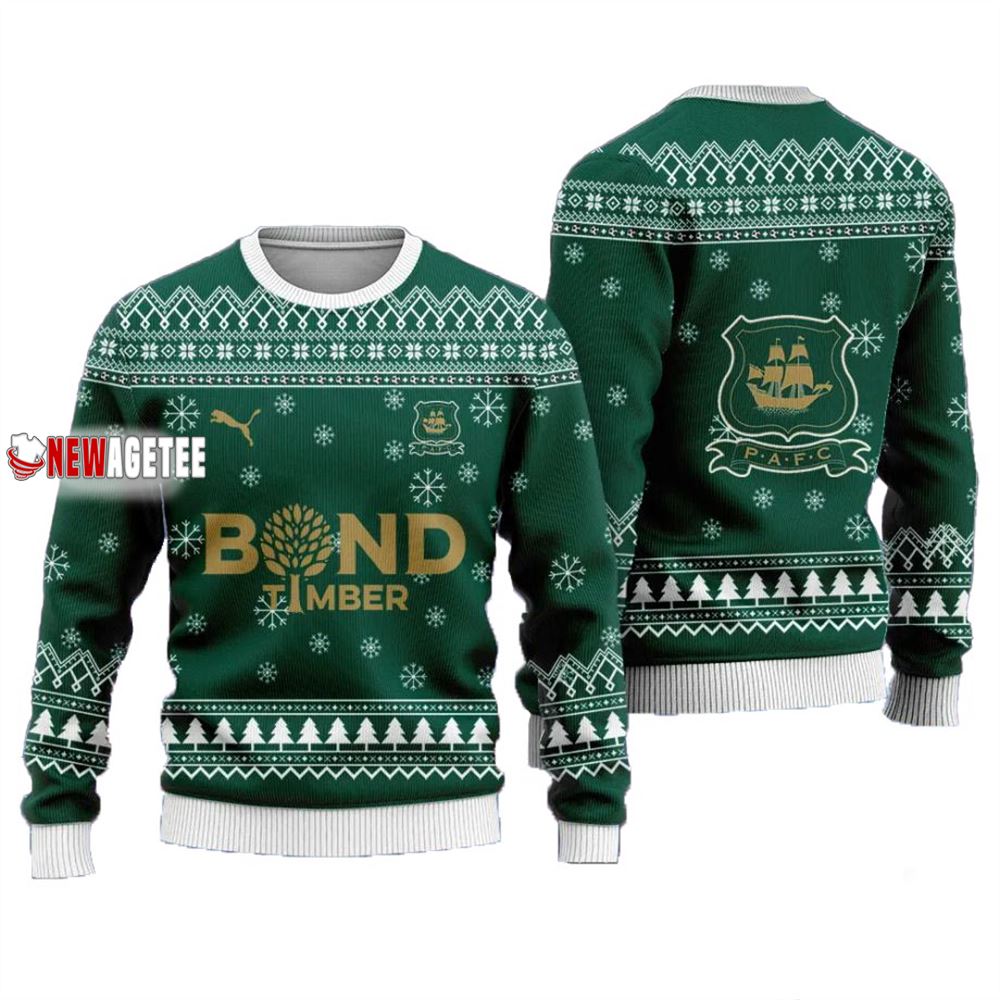 Plymouth Argyle Fc Christmas Ugly Sweater