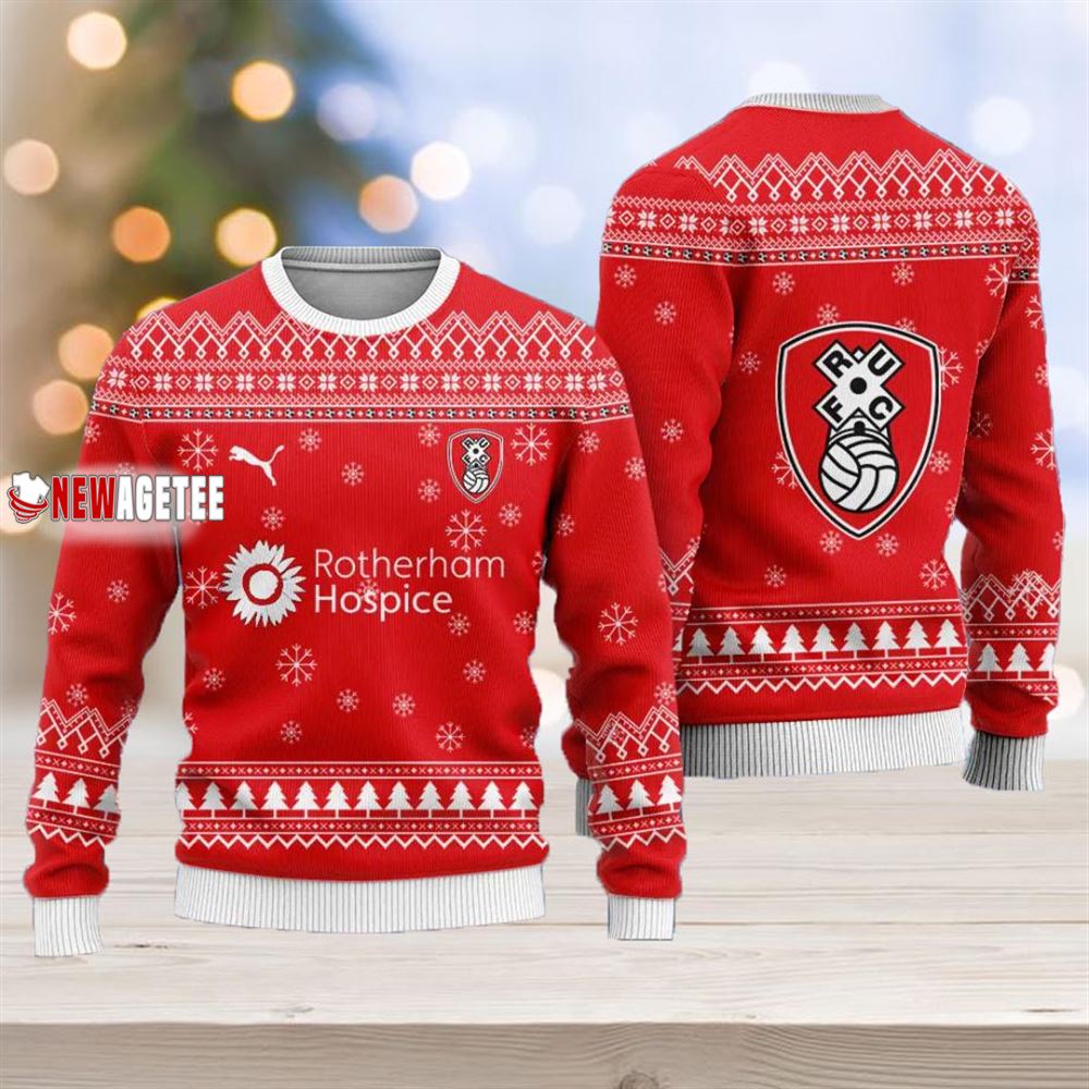 Rotherham United Fc Christmas Ugly Sweater