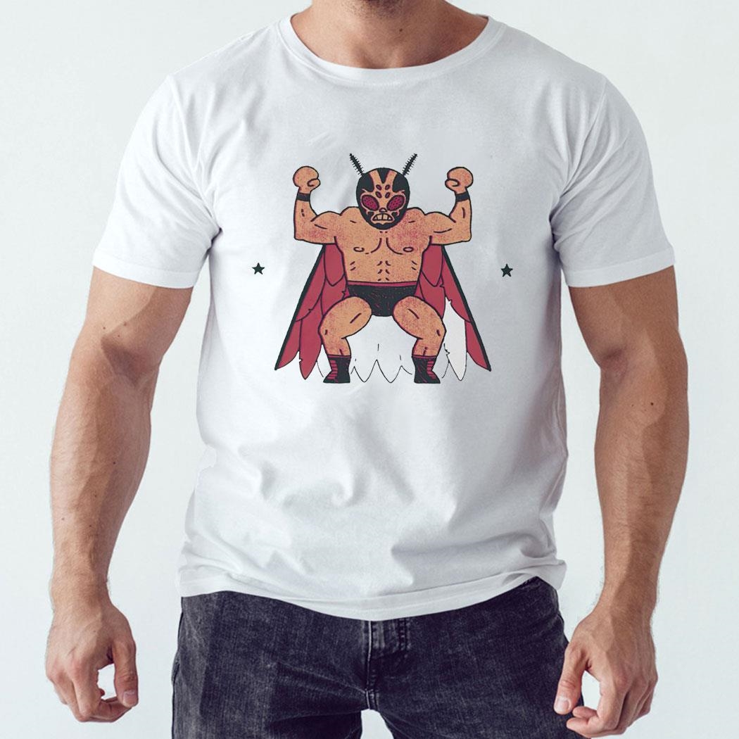 Mothman Luchador Shirt Hoodie