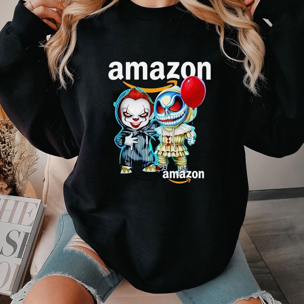 Amazon Pennywise And Jack Skellington Shirt Hoodie