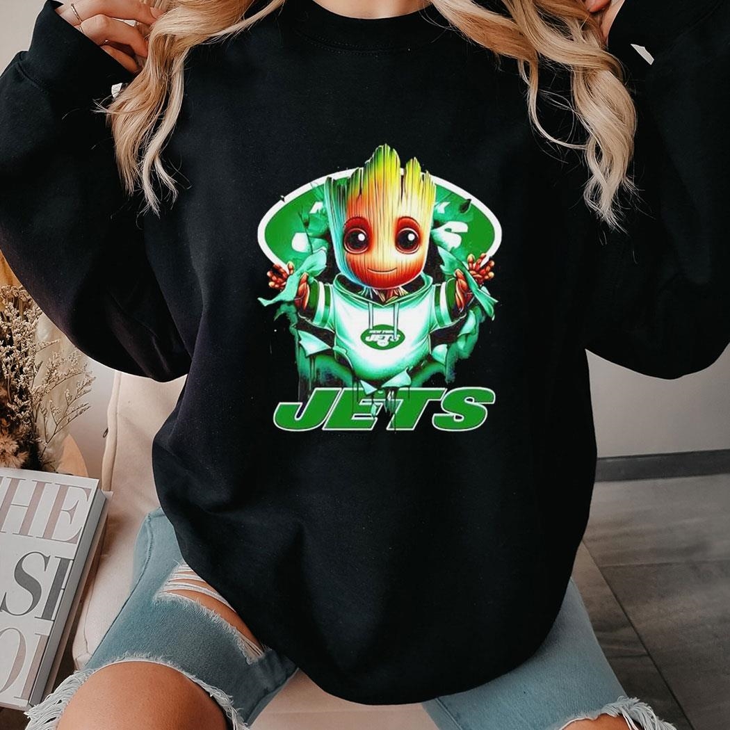 Nfl New York Jets Baby Groot Shirt Hoodie