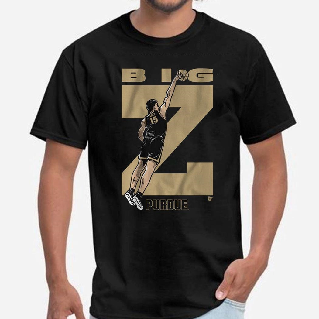 Official Purdue Basketball Zach Edey Big Z Shirt