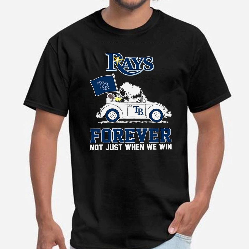 Official Snoopy Tampa Bay Rays Forever Not Just When Win Shirt