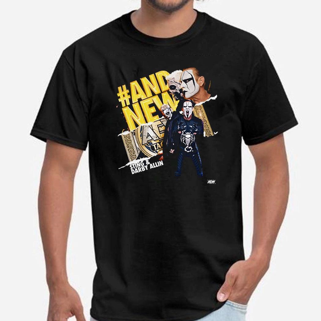 Official Sting Darby Allin And New Tag Team Champs Shirt