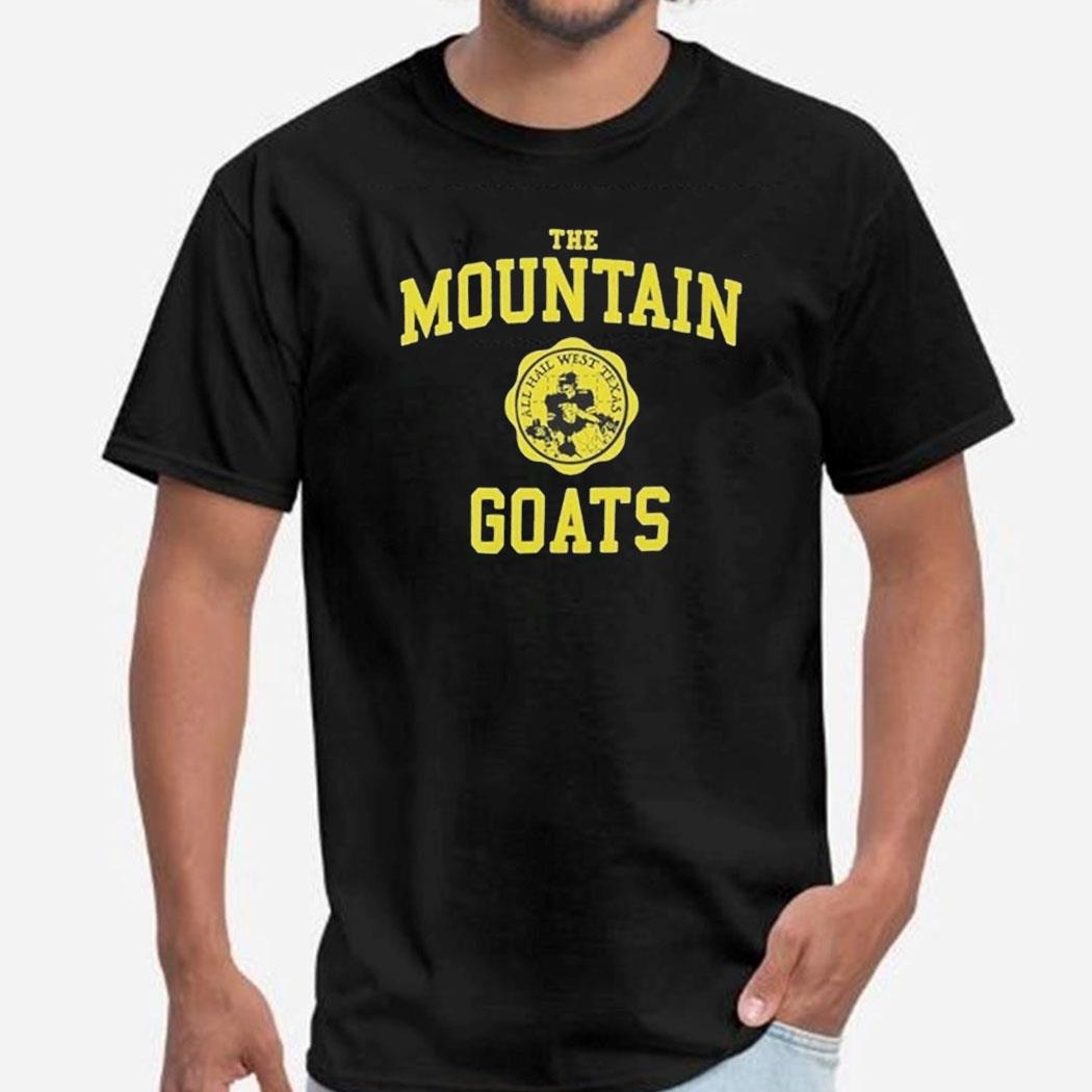 The Mountain Goats West Texas Navy Shirt Ladies Tee