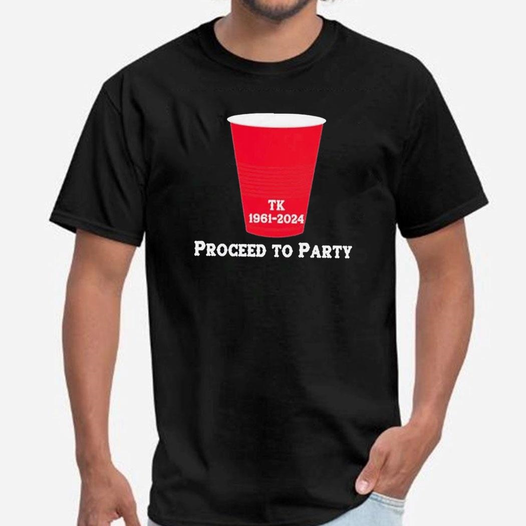 Toby Keith 1961-2024 Proceed To Party Shirt Ladies Tee
