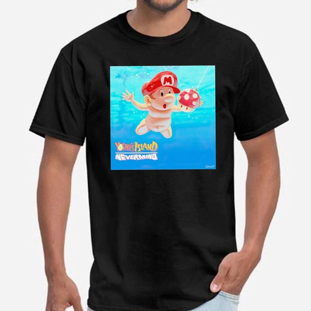 Yoshis Island Nevermind Super Mario Shirt Ladies Tee