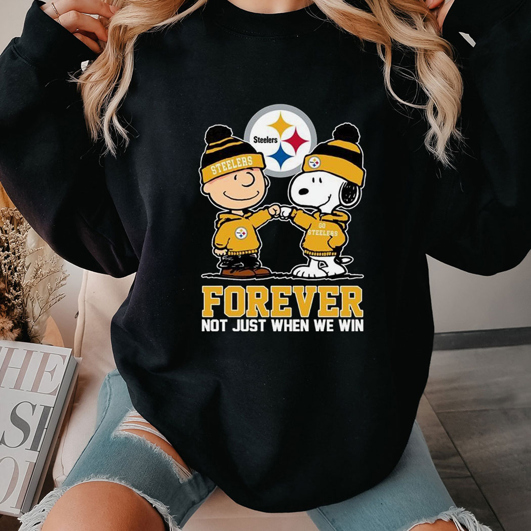 Charlie Brown And Snoopy New York Jets Forever Not Just When We Win Shirt Hoodie