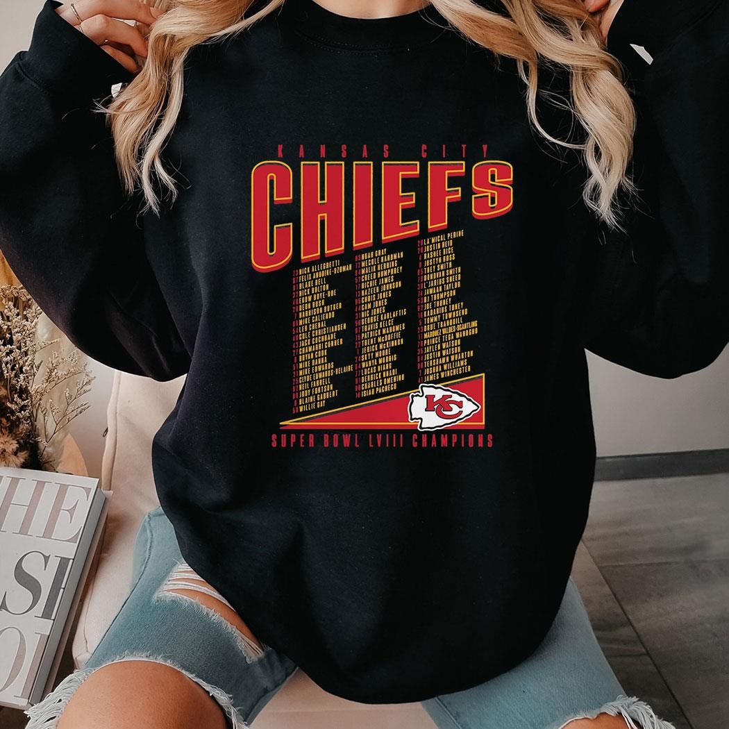 Kansas City Chiefs Fanatics Branded Super Bowl Lviii Champions Shirt