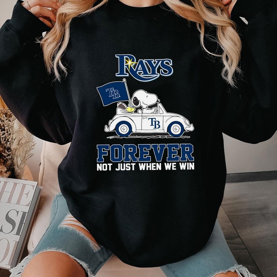 Official Snoopy Tampa Bay Rays Forever Not Just When Win Shirt