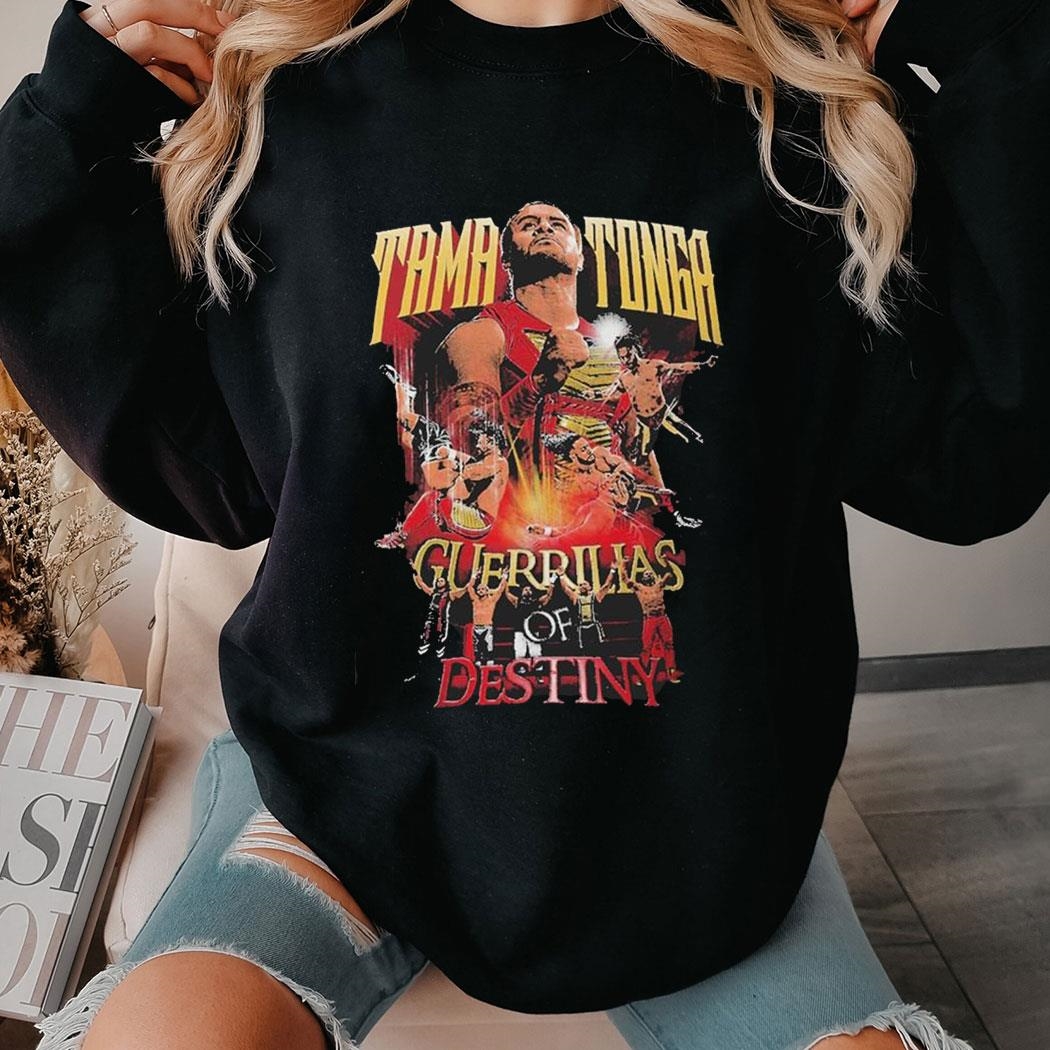 Official Tama Tonga Final Guerrillas Of Destiny T-shirt Ladies Tee