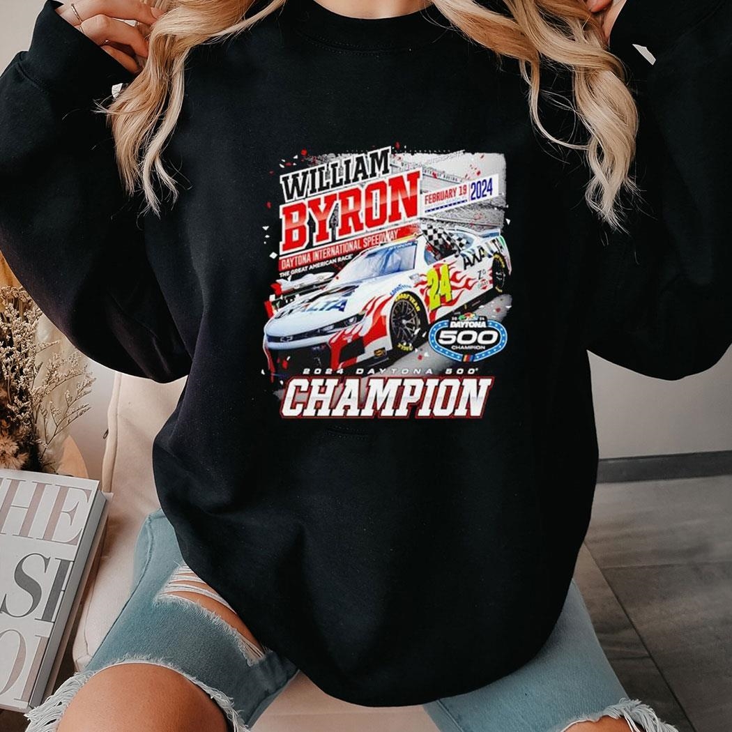 Official William Byron 2024 Daytona 500 Champion Past Champions Shirt Ladies Tee