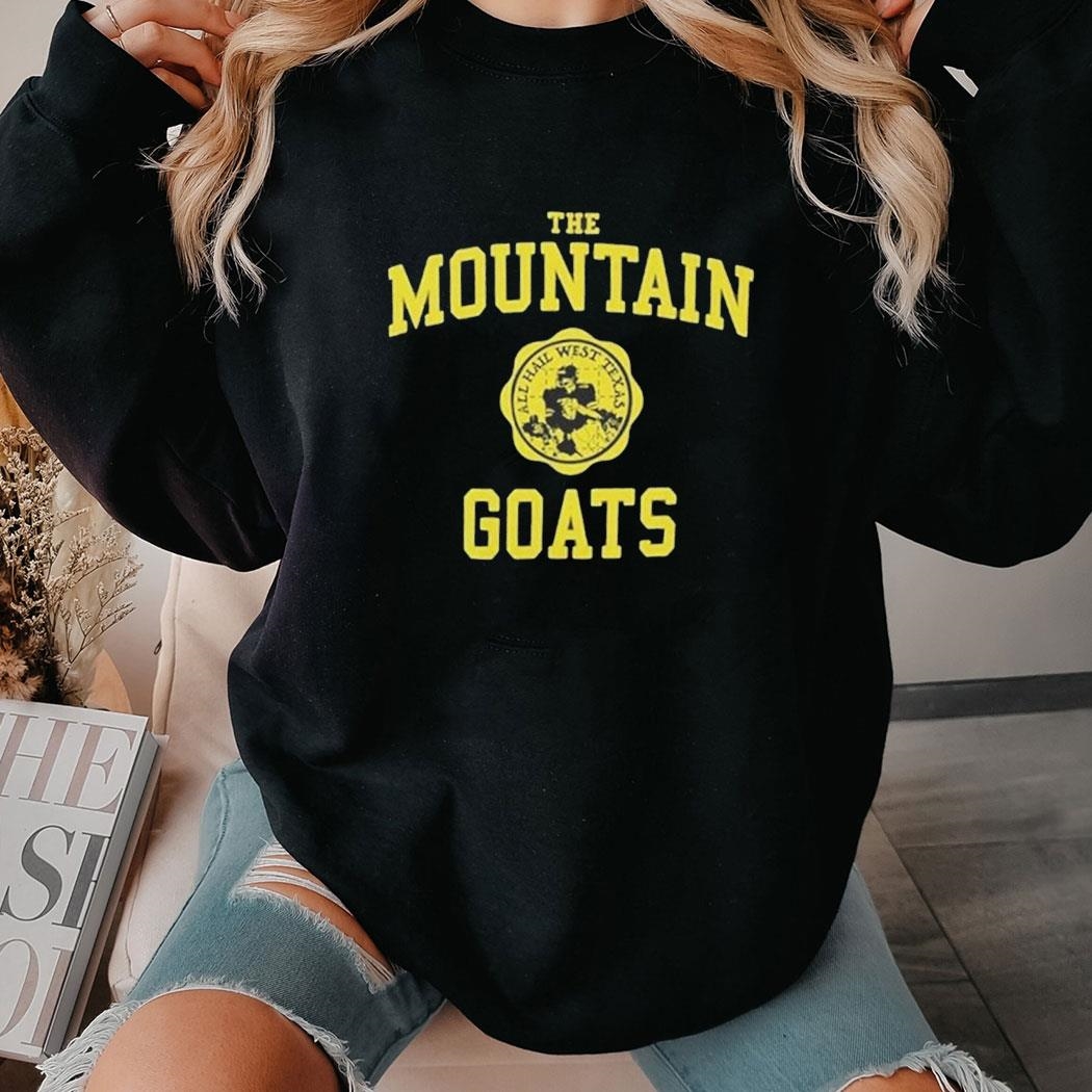 The Mountain Goats West Texas Navy Shirt Ladies Tee