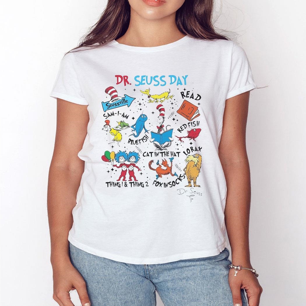 Dr Susse Characters Shirt Read Across America Day Sweatshirt