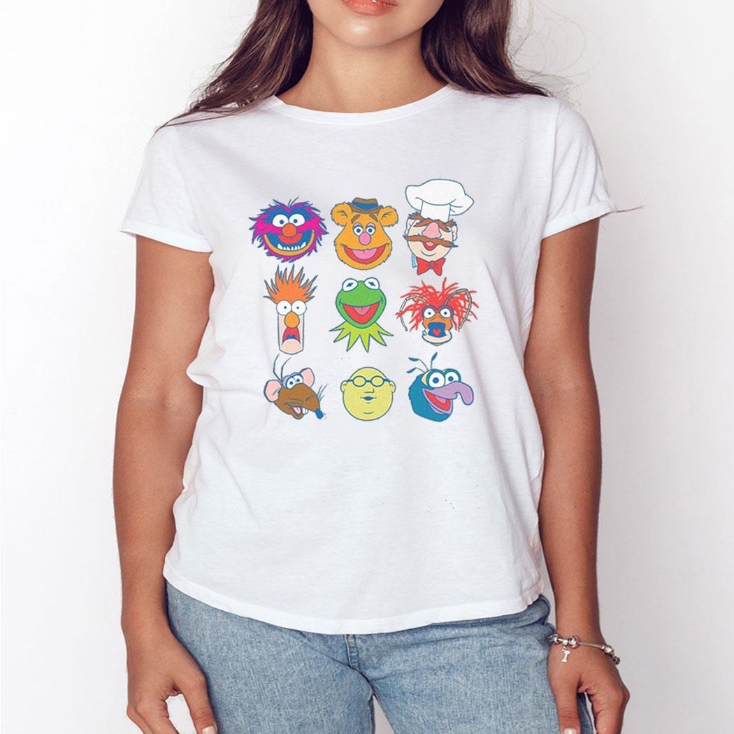 Iconic Faces Muppets T-shirt Ladies Tee