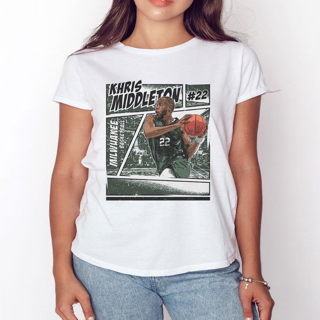 Khris Middleton Milwaukee Comic Basketball Shirt Hoodie