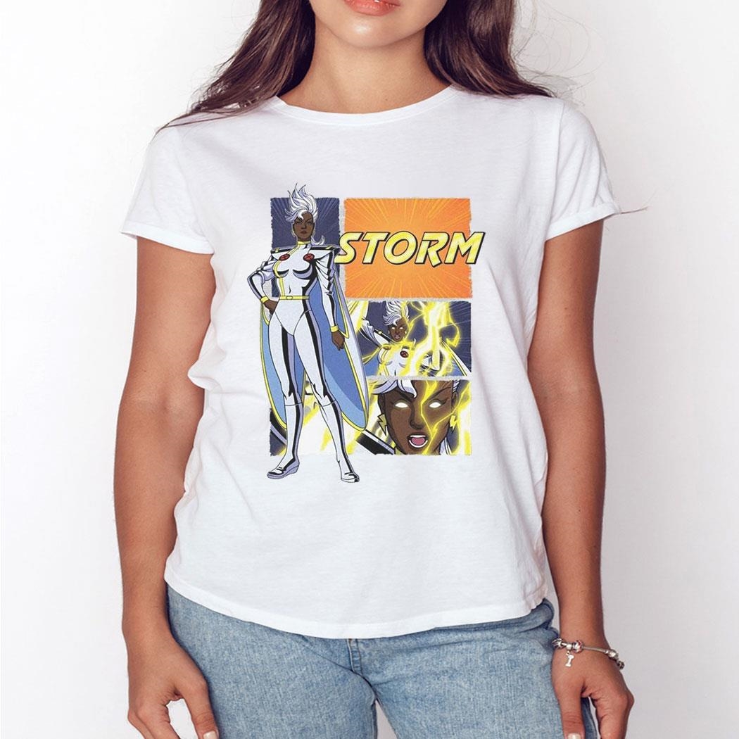 Official X-men ’97 Storm Pose Girls T-shirt Ladies Tee