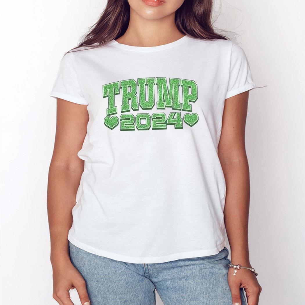 St Patricks Day Themed Trump 2024 Shirt Hoodie