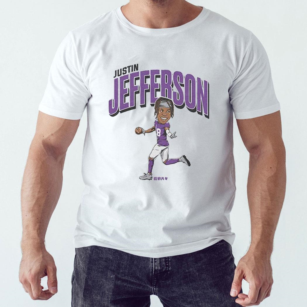Justin Jefferson Caricature Minnesota Shirt Hoodie