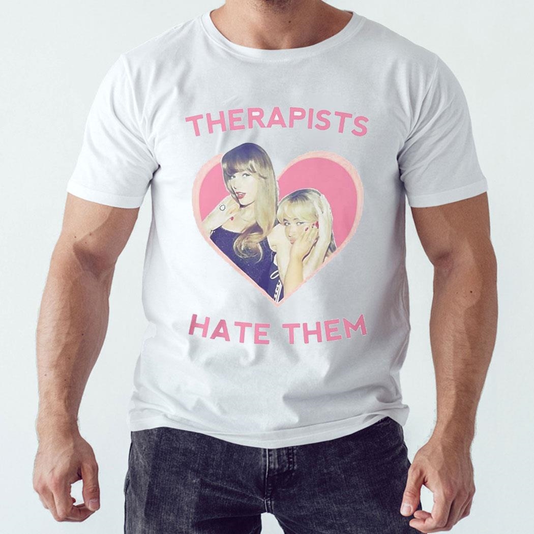 Official Sabrina Carpenter Therapists Hate Them Taylor Swift T-shirt Ladies Tee