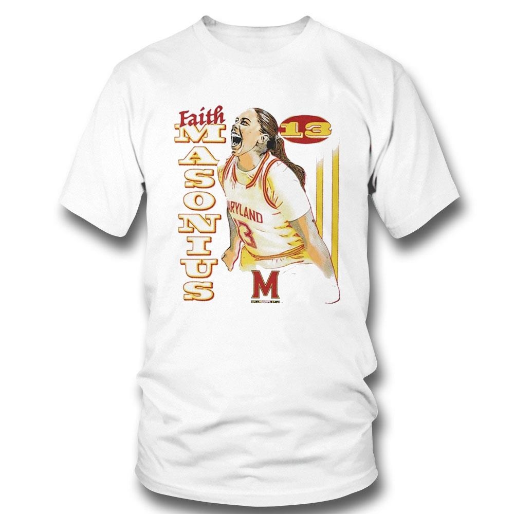 Faith Masonius Maryland Terrapins Basketball Graphic T-shirt Hoodie
