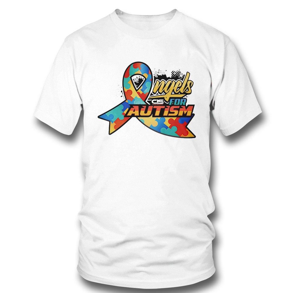 Usssa Iowa Fast Pitch Cis Angels For Autism 2024 Logo Shirt Ladies Tee