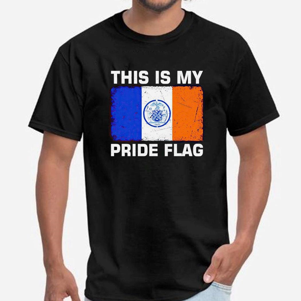 New York This Is My Pride Flag Tee Ls Shirt
