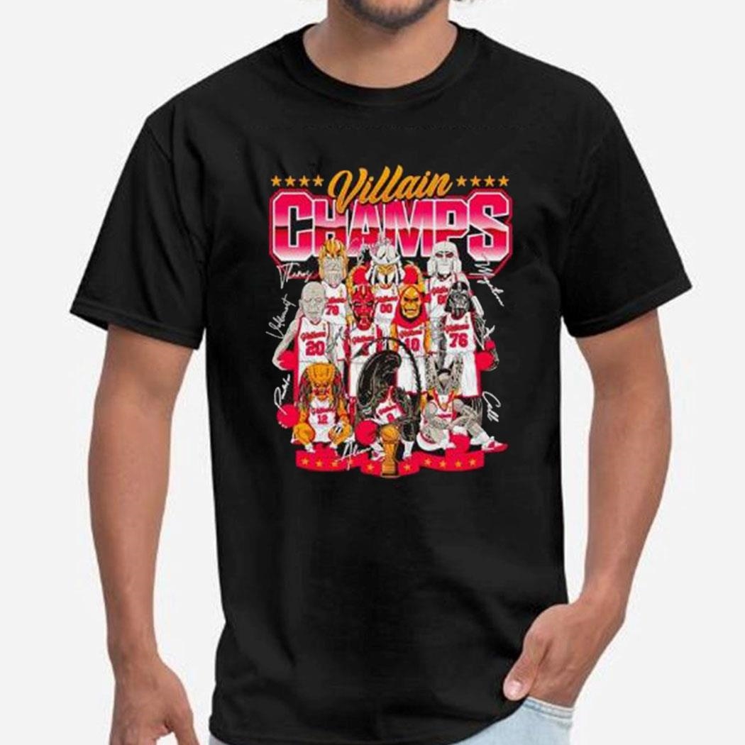 Villain Champs Basketball Team Shirt Ladies Tee