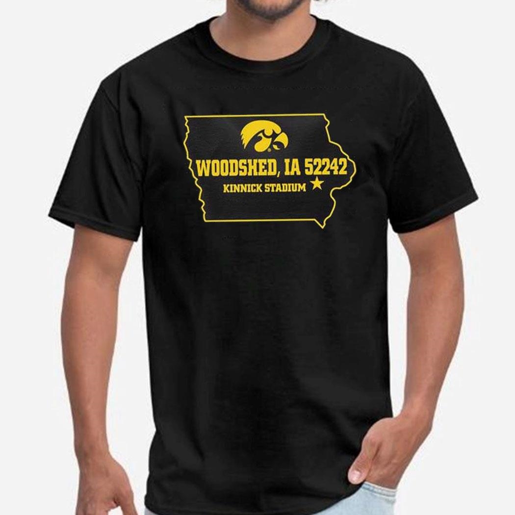 Woodshed Ia 52242 Kinnick Stadium Tee Shirt