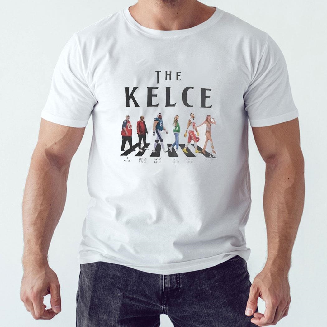 The Kelce Family Abbey Road Shirt Ladies Tee Hoodie