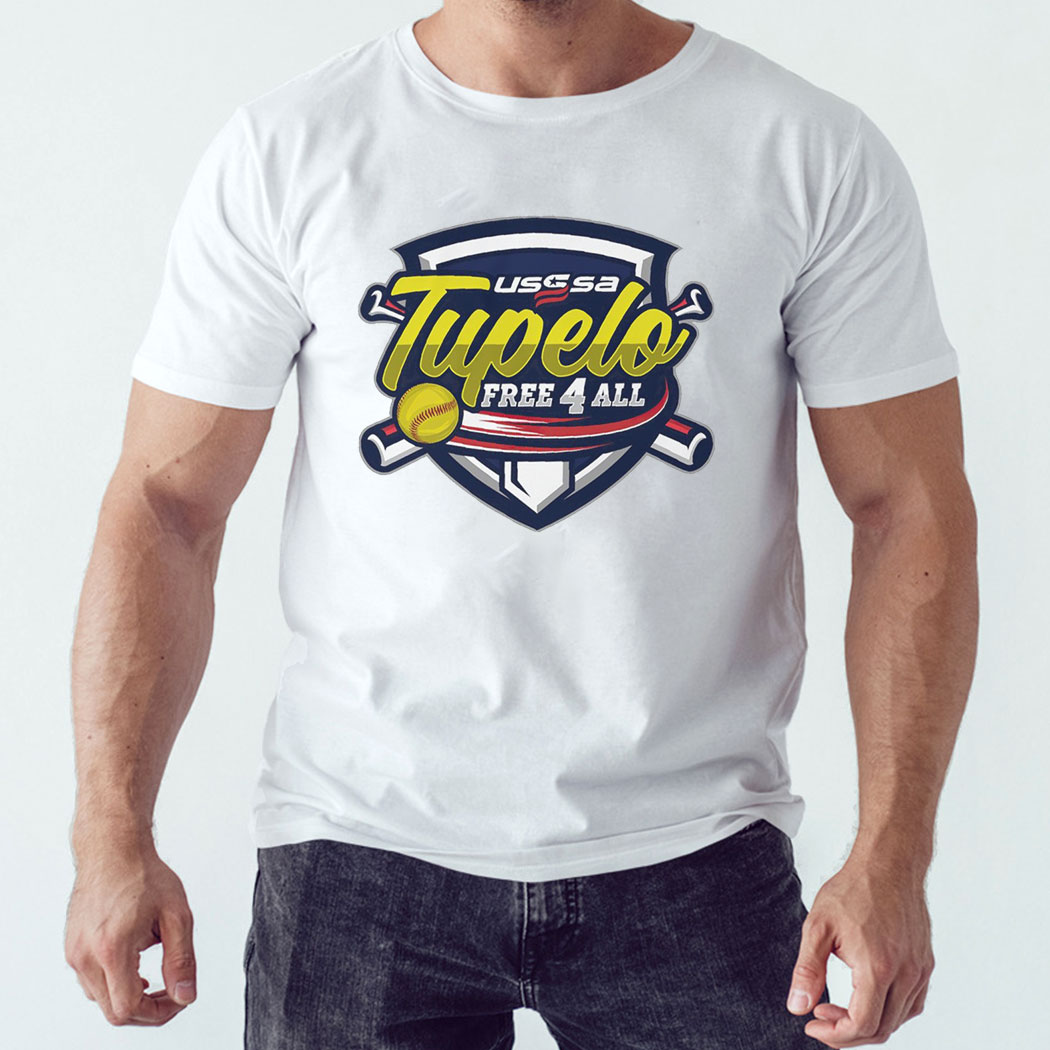 Usssa Mississippi Fast Pitch Tupelo Free 4 All 2024 Logo Shirt Hoodie