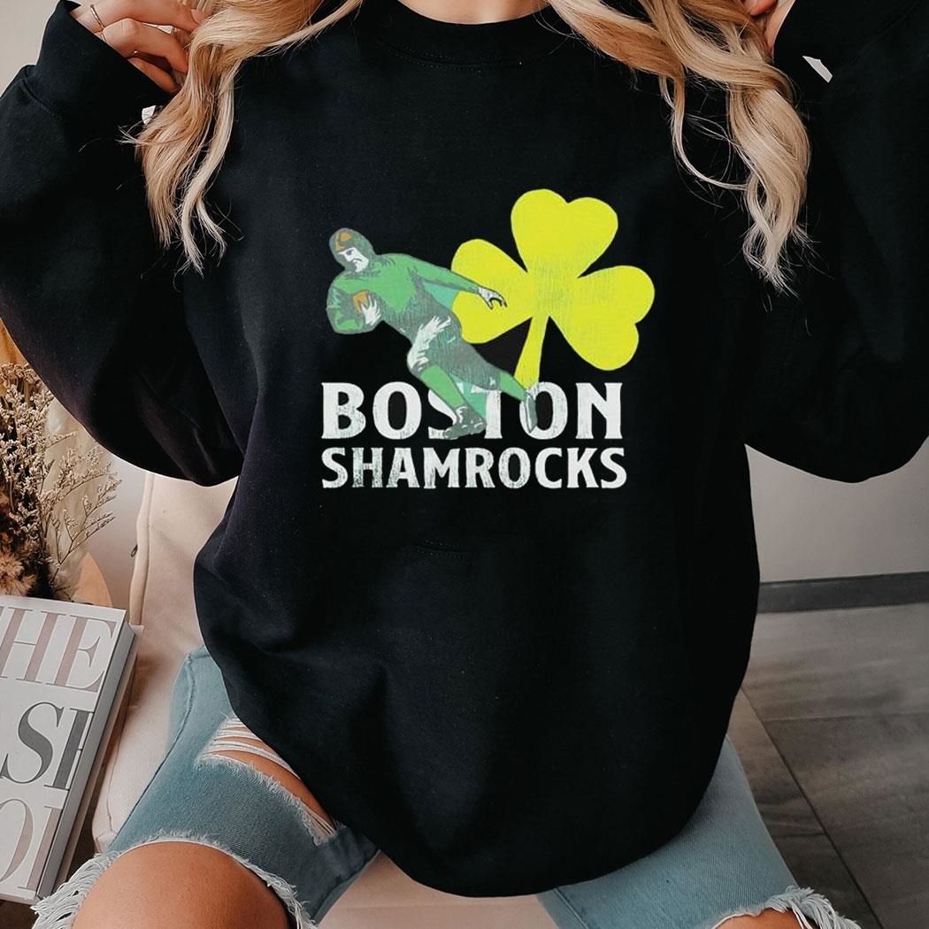 Boston Shamrocks Football 1936 Shirt Ladies Tee Hoodie