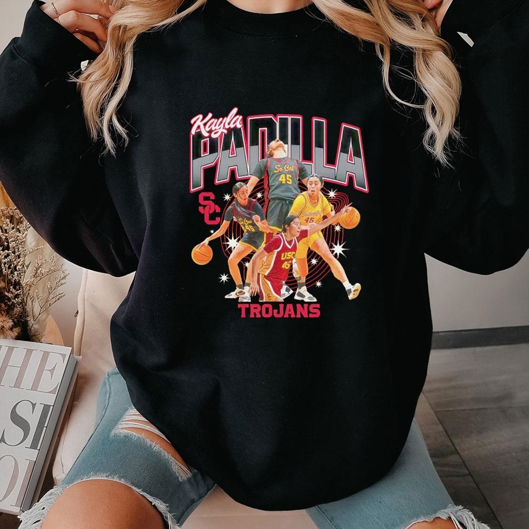 Kayla Padilla Usc Trojans Ncaa Women’s Basketball 2023 2024 Post Season Tee Long Sleeve Shirt