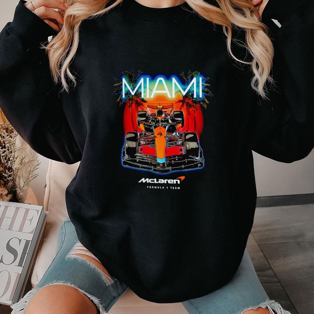 Mclaren F1 Team All Speed Miami Tee Long Sleeve Shirt