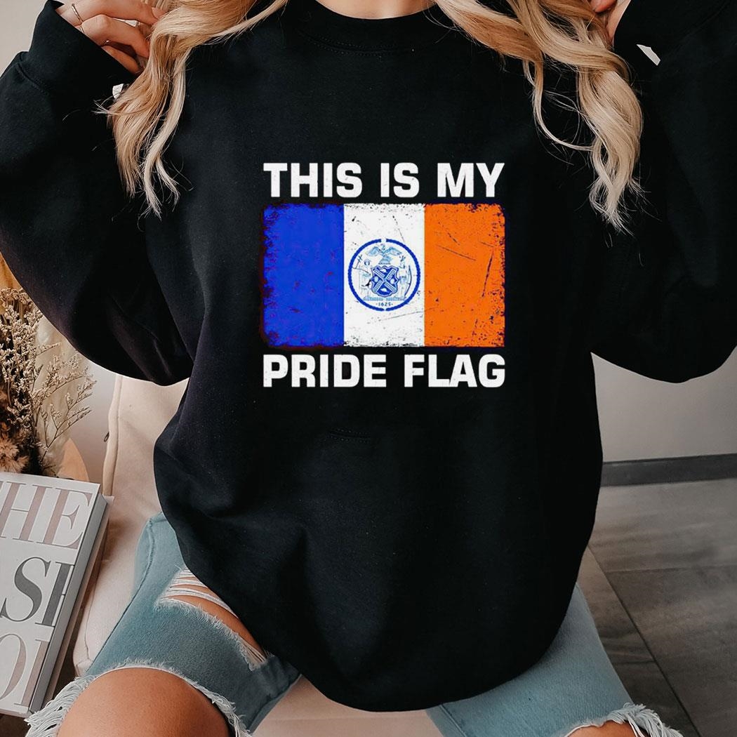 New York This Is My Pride Flag Tee Ls Shirt