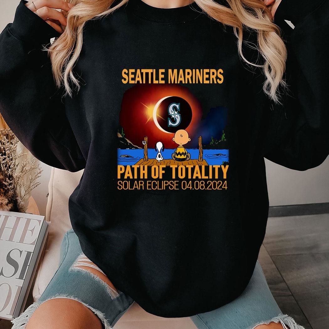 Seattle Kraken Path Of Totality Solar Eclipse 2024 Shirt Hoodie Ladies Tee