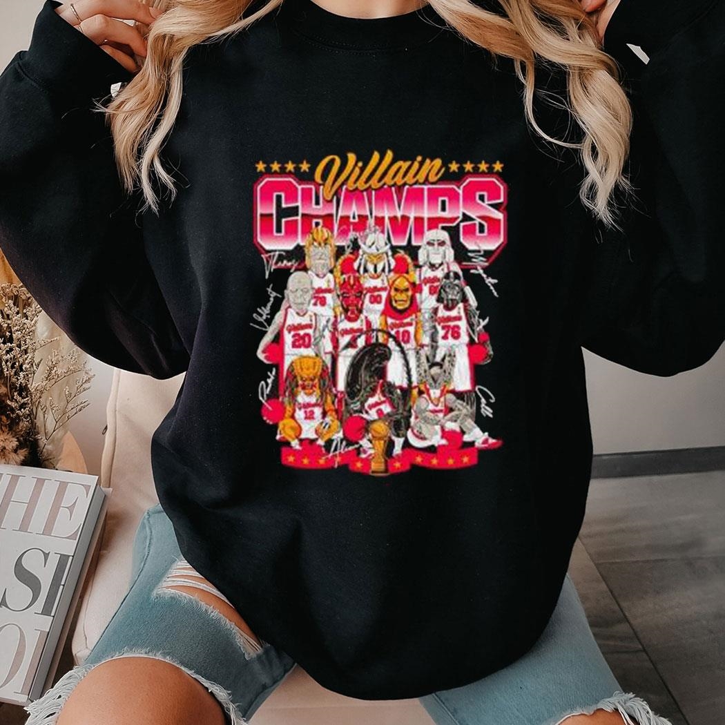 Villain Champs Basketball Team Shirt Ladies Tee