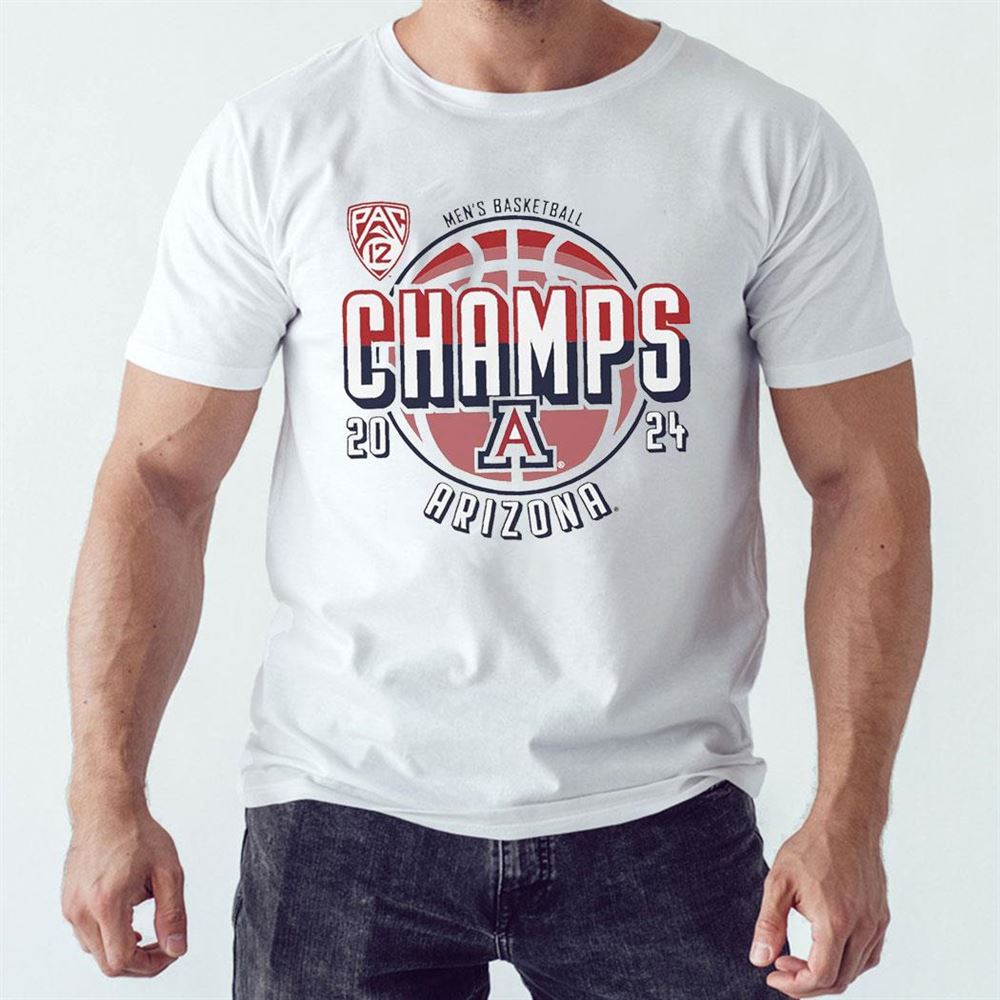 Arizona Wildcats 2024 Pac-12 Men’s Basketball Regular Season Champions Shirt Hoodie